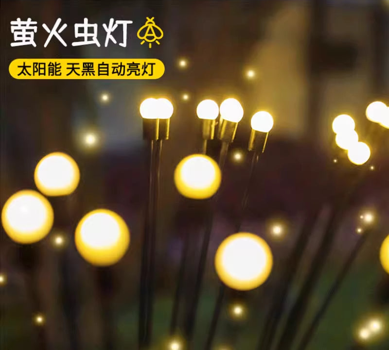 Magical Solar Glow Lights — 100+ Tiny Firefly Bulbs to Enchant Your Garden