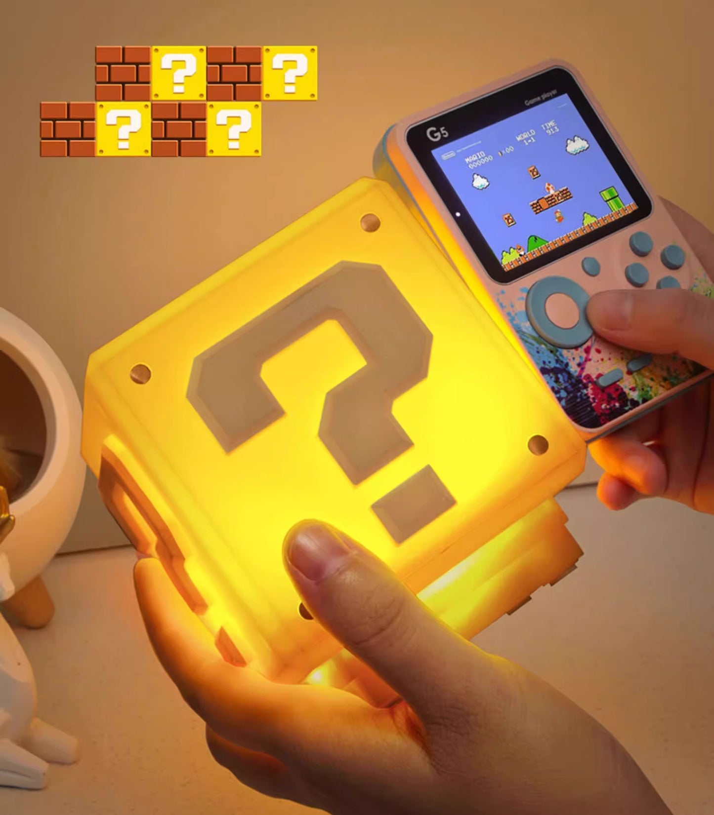 Tap Into Nostalgia — The Magic Mario Question Block Light That Dings Like the Game
