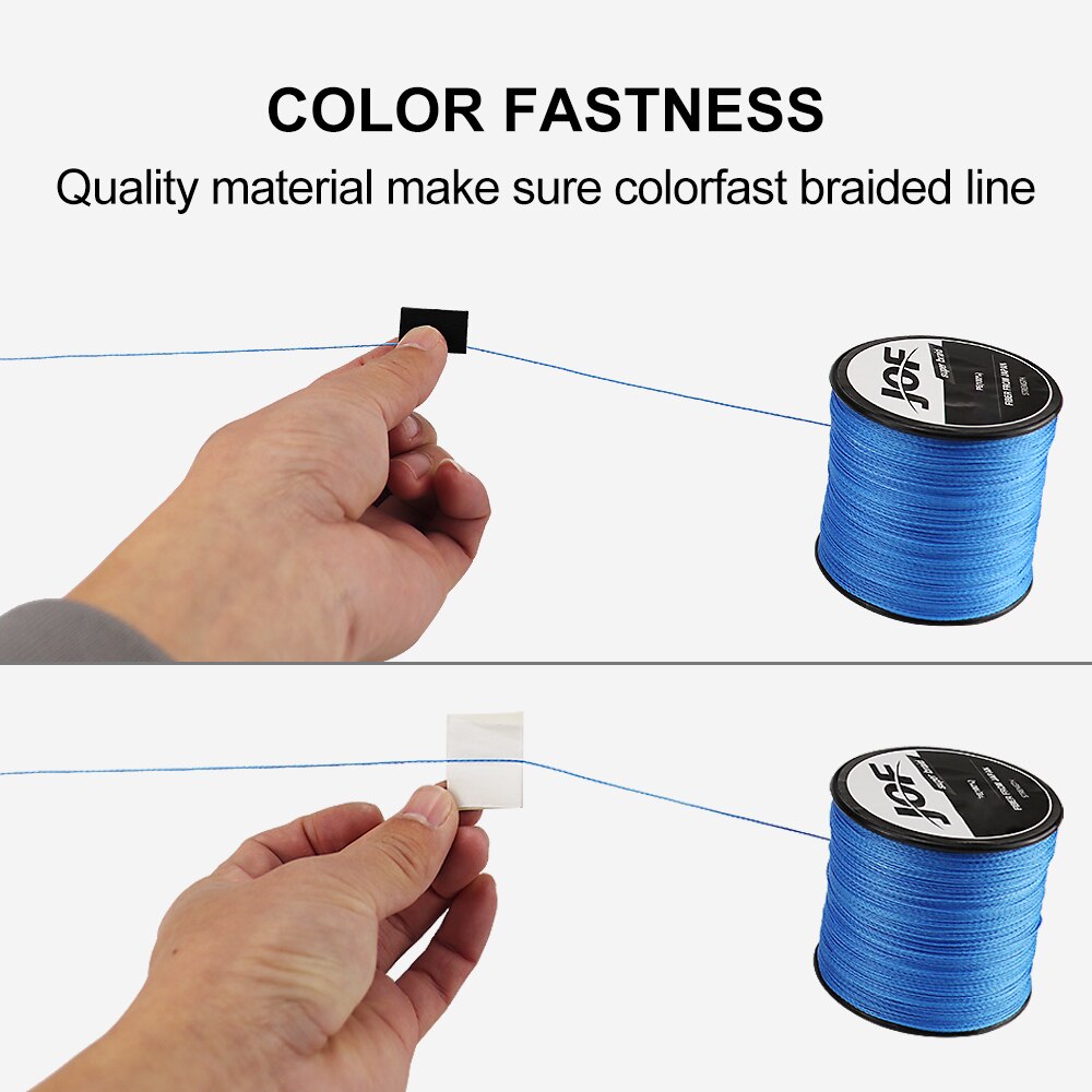 JOF 4 Strands Braided Fishing Line Multifilament 300M 500M 1000M Carp Fishing Japanese Braided Wire Fishing Accessories Pe Line