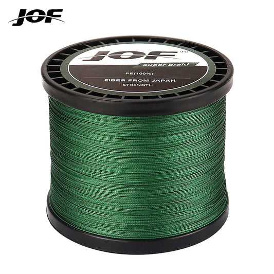 JOF 4 Strands Braided Fishing Line Multifilament 300M 500M 1000M Carp Fishing Japanese Braided Wire Fishing Accessories Pe Line