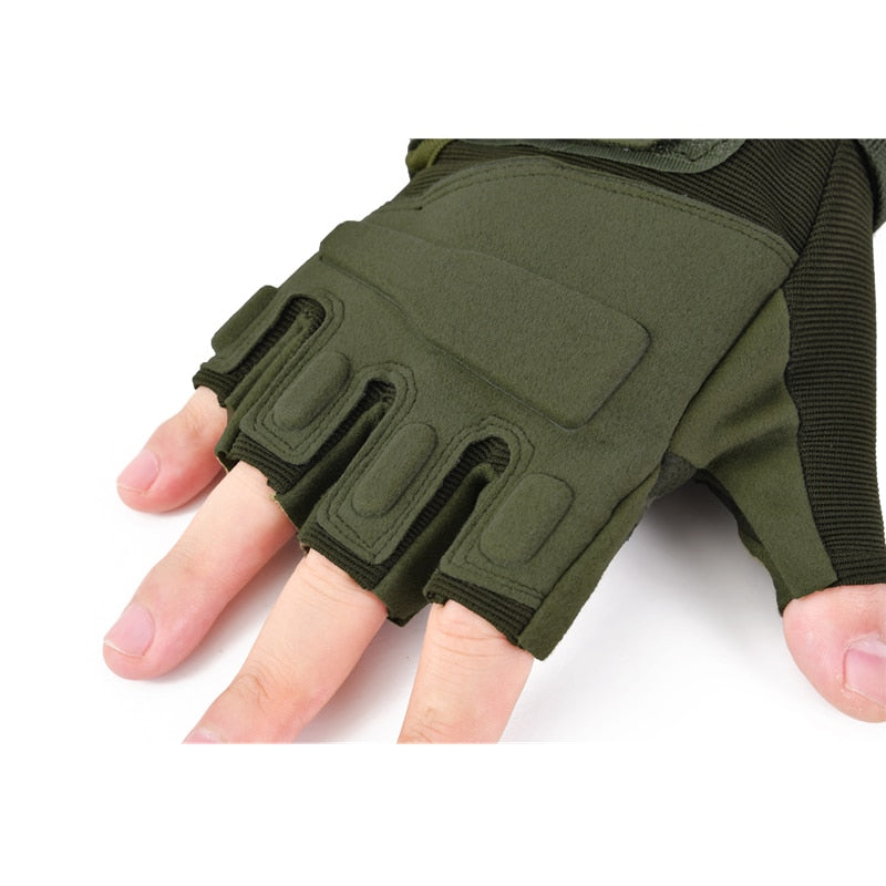 Outdoor Tactical Gloves Airsoft Sport Gloves Half Finger Military Men Women Combat Shooting Hunting Fitness Fingerless Gloves