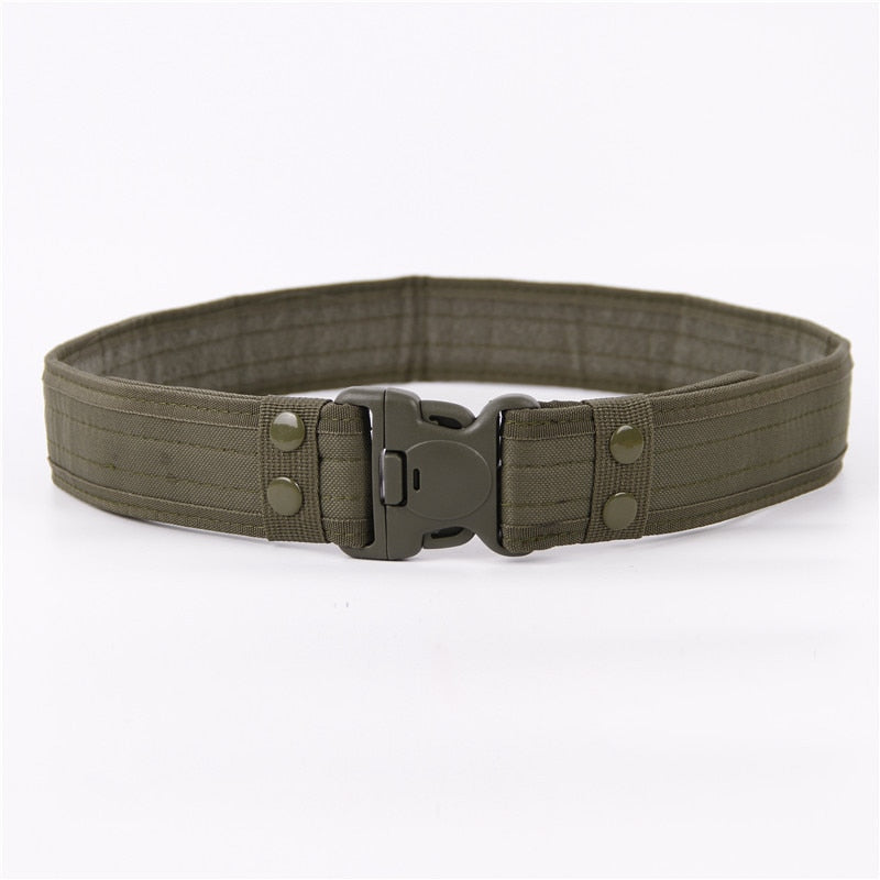 2022 New Army Style Combat Belts Quick Release Tactical Belt Fashion Men Canvas Waistband Outdoor Hunting Camouflage Waist Strap