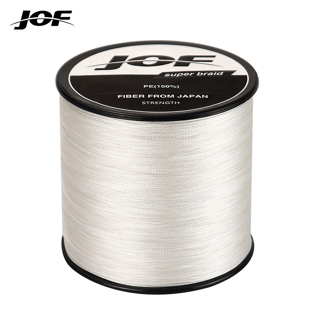 JOF 4 Strands Braided Fishing Line Multifilament 300M 500M 1000M Carp Fishing Japanese Braided Wire Fishing Accessories Pe Line