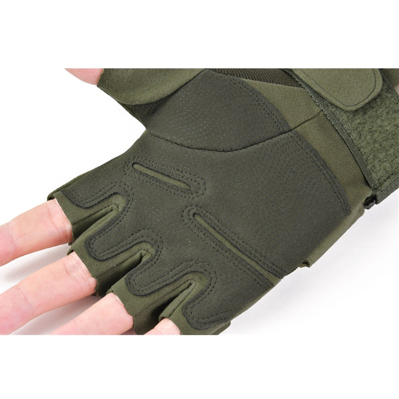 Outdoor Tactical Gloves Airsoft Sport Gloves Half Finger Military Men Women Combat Shooting Hunting Fitness Fingerless Gloves