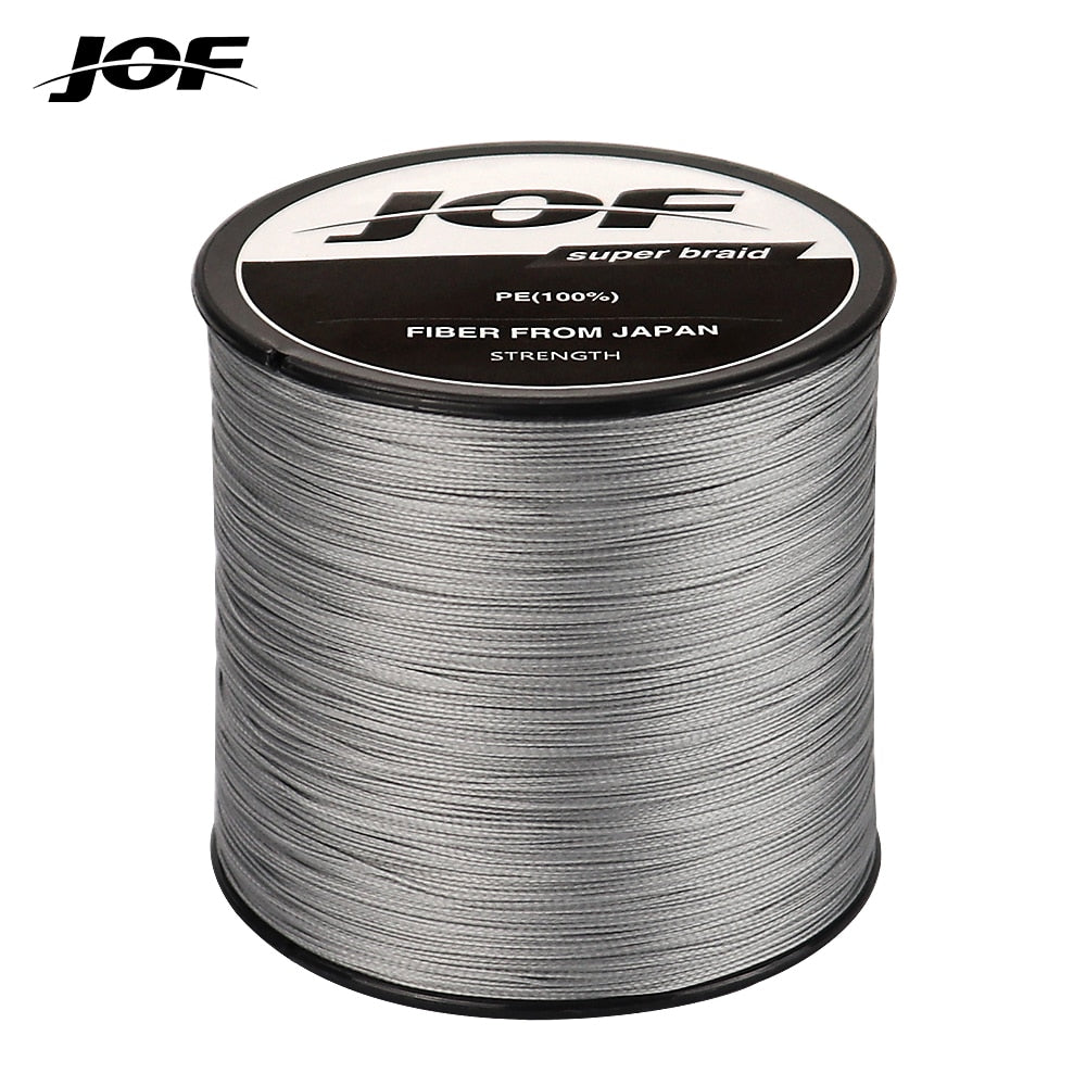 JOF 4 Strands Braided Fishing Line Multifilament 300M 500M 1000M Carp Fishing Japanese Braided Wire Fishing Accessories Pe Line