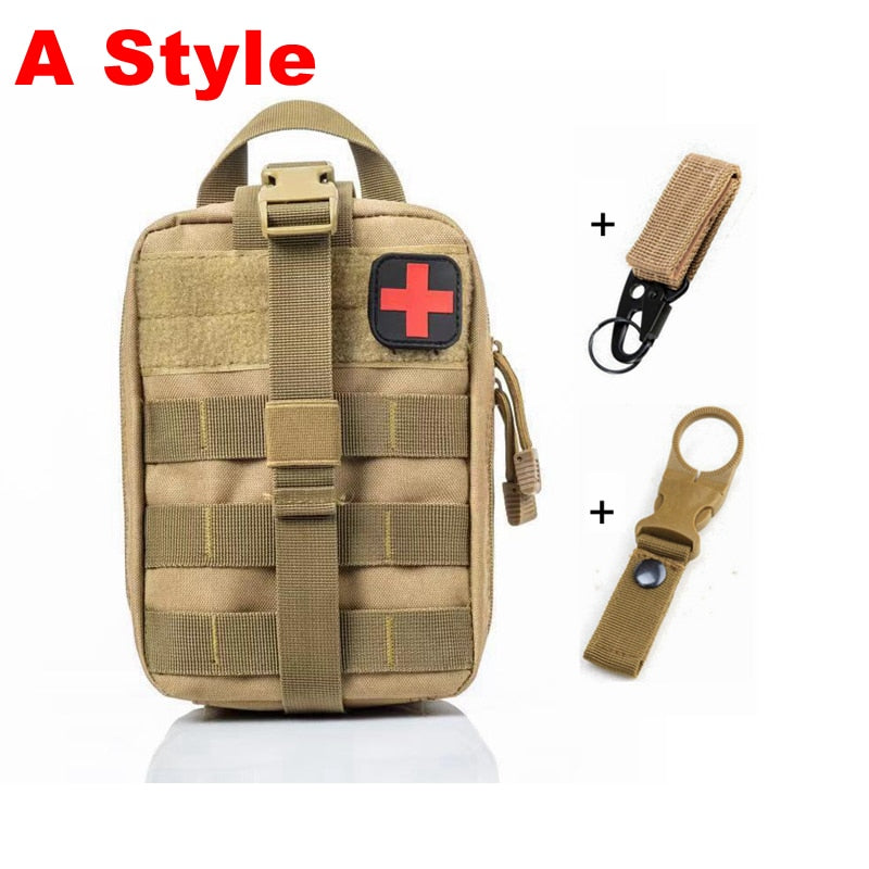 Molle Tactical First Aid Kits Medical Bag Emergency Outdoor Army Hunting Car Emergency Camping Survival Tool Military EDC Pouch