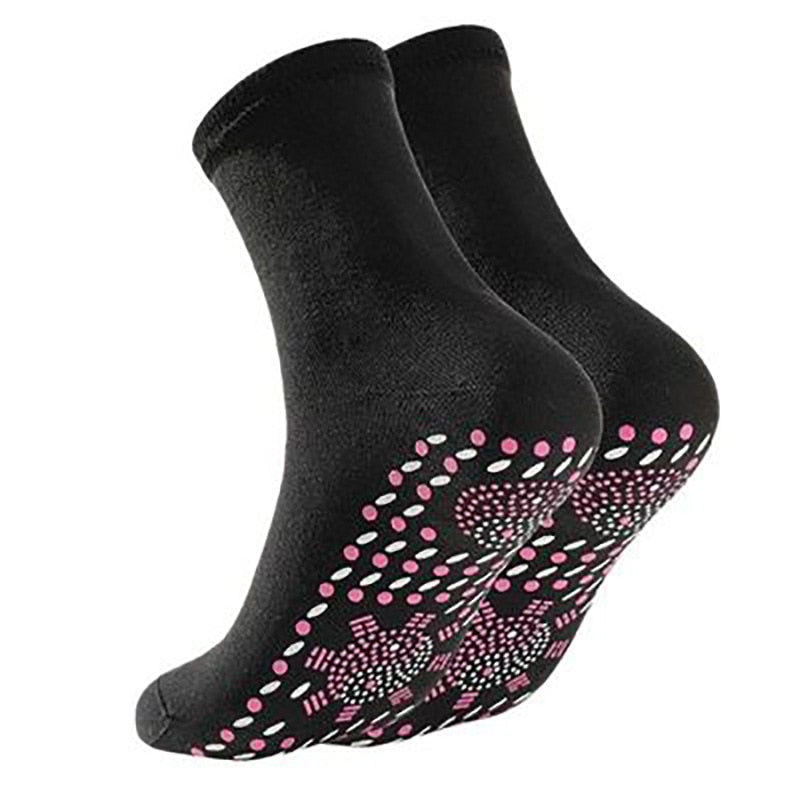 Magnetic Socks Unisex Self-Heating Health Care Socks Tourmaline Magnetic Therapy Comfortable and Breathable Foot Massager Warm