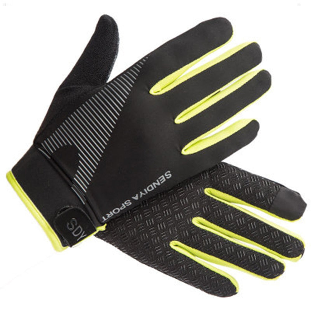 Anti-Slip Cycling Gloves Touch Screen Bike Gloves Sports Shockproof Mtb Road Full Finger Breathable Bicycle Glove for Men Woman