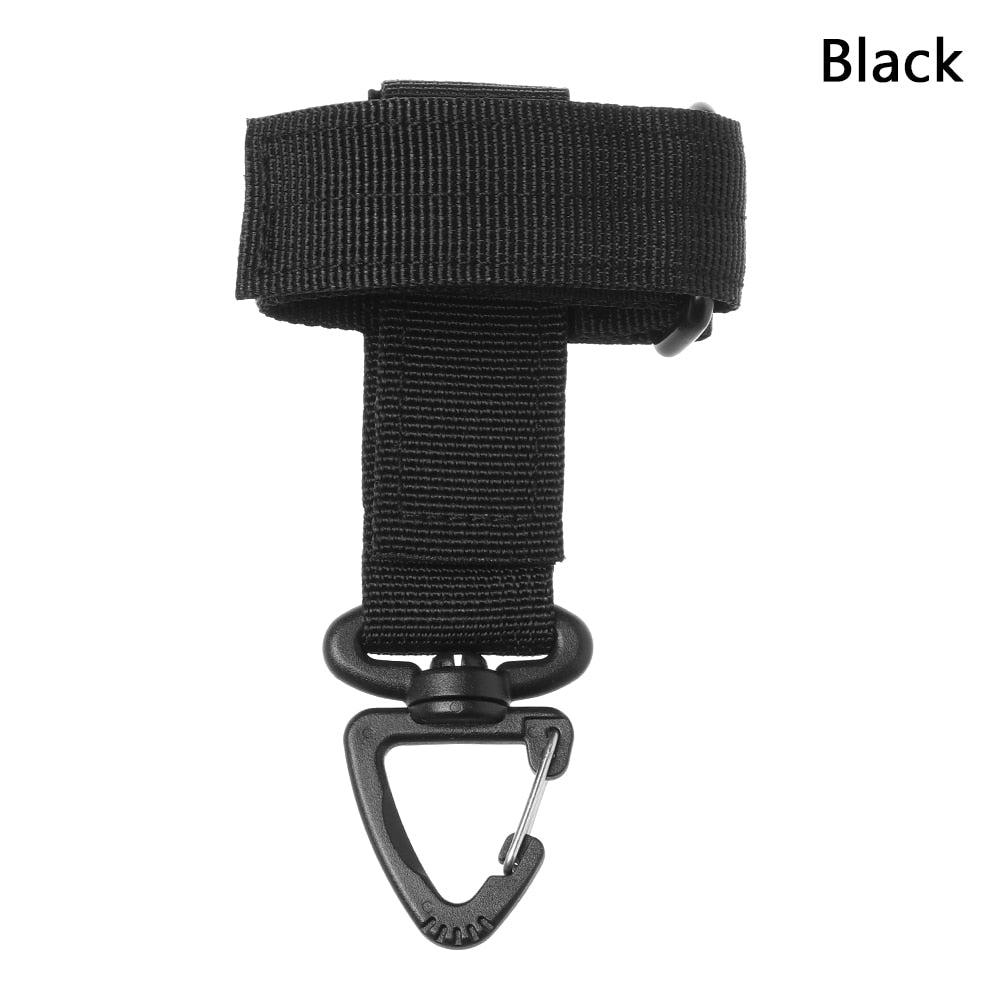 Multi-purpose  Outdoor  Tactical Gear Clip Secure Pocket Belt Keychain Webbing Gloves Rope Holder Military  Outdoor Accessories