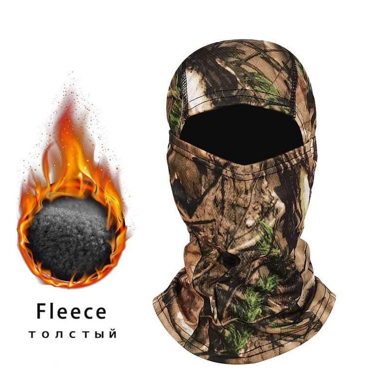 Winter Fleece Tactical Military Balaclava Outdoor Hunting Cycling Hiking Skiing Scarf Snowboard Face Mask Windproof Men Women