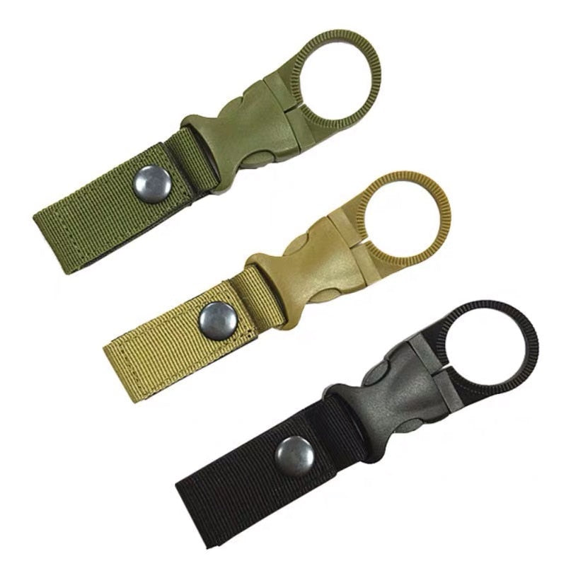 Multi-purpose  Outdoor  Tactical Gear Clip Secure Pocket Belt Keychain Webbing Gloves Rope Holder Military  Outdoor Accessories