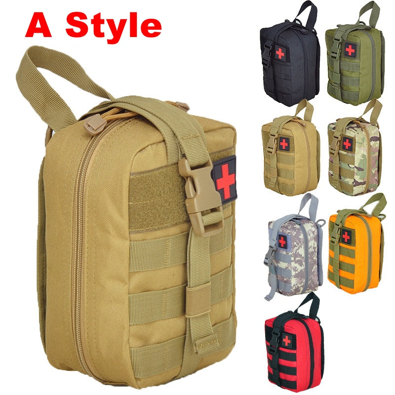 Molle Tactical First Aid Kits Medical Bag Emergency Outdoor Army Hunting Car Emergency Camping Survival Tool Military EDC Pouch