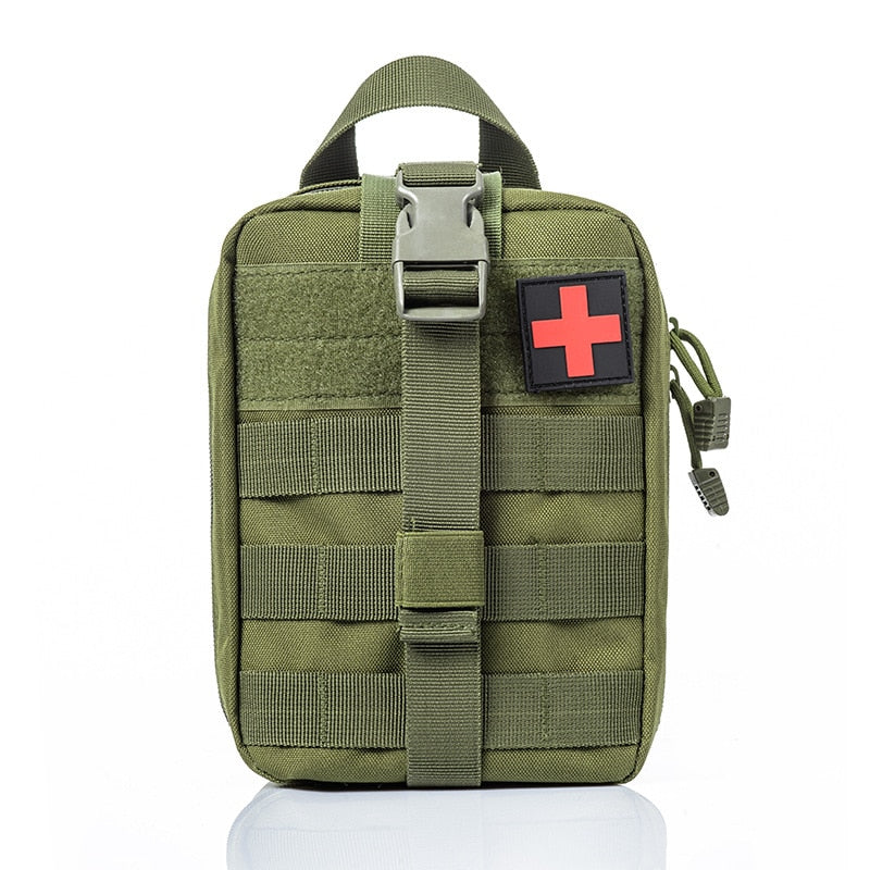 Outdoor First Aid Kit Tactical Molle Medical Bag Military EDC Waist Pack Hunting Camping Climbing Emergency Survival Bag