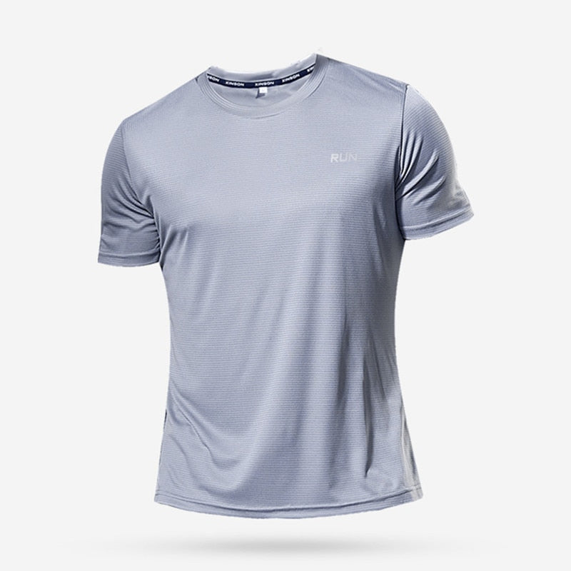 Multicolor Quick Dry Short Sleeve Sport T Shirt Gym Jerseys Fitness Shirt Trainer Running T-Shirt Men&#39;s Breathable Sportswear