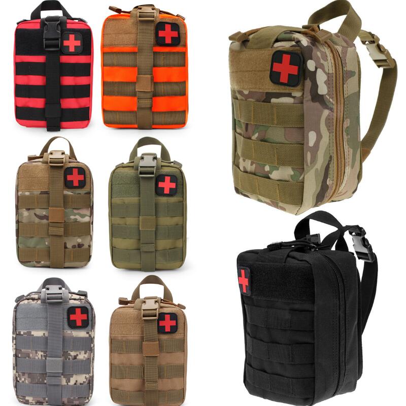 Tactical Bag Survival Pouch Outdoor Medical Box Large Size SOS Bag Tactical First Aid Bag Medical Kit Bag Molle EMT Emergency