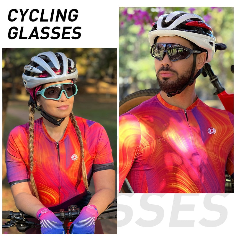 SCVCN Brand Photochromic Sports Cycling Glasses Bicycle Eyewear Mountain Bike Goggles UV400 MTB Road Running Sunglasses