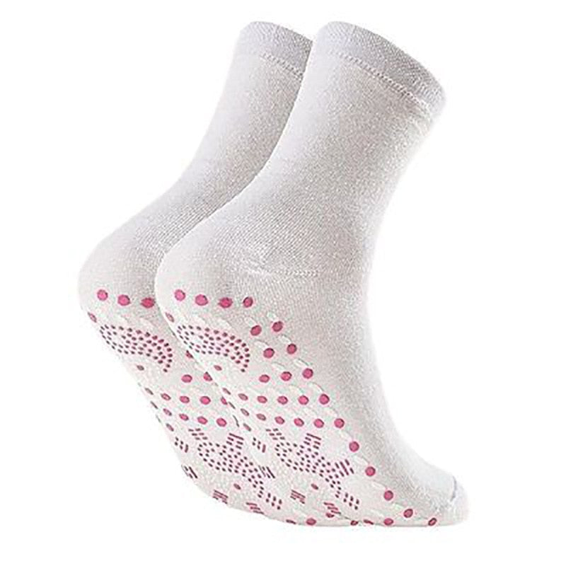 Magnetic Socks Unisex Self-Heating Health Care Socks Tourmaline Magnetic Therapy Comfortable and Breathable Foot Massager Warm