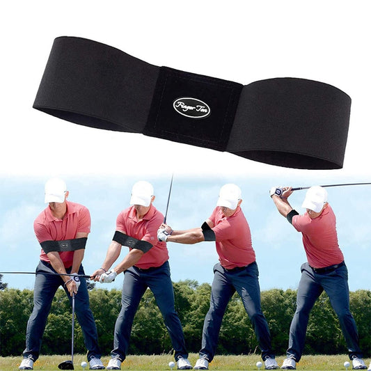 Hot Sale Professional Elastic Golf Swing Trainer Arm Band Belt Gesture Alignment Training Aid for Practicing Guide