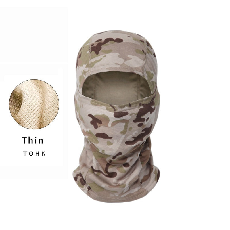 Winter Fleece Tactical Military Balaclava Outdoor Hunting Cycling Hiking Skiing Scarf Snowboard Face Mask Windproof Men Women