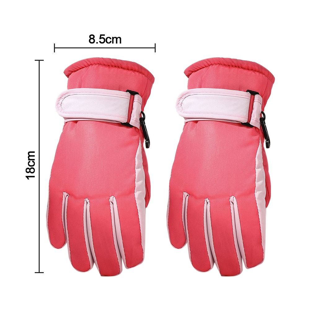 Thermal Ski Gloves Children Kids Winter Fleece Waterproof Warm Child Snowboard Snow Gloves 3 Fingers for Skiing Riding перчатки