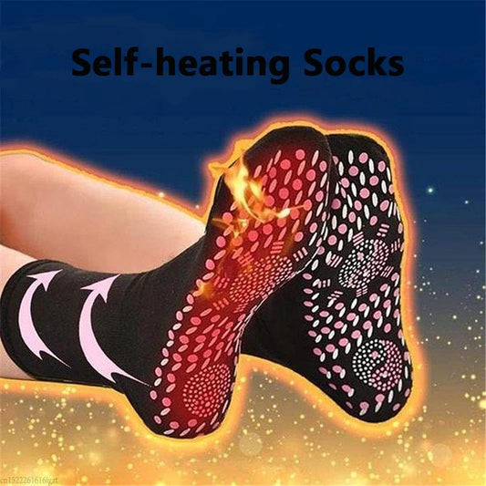 Magnetic Socks Unisex Self-Heating Health Care Socks Tourmaline Magnetic Therapy Comfortable and Breathable Foot Massager Warm